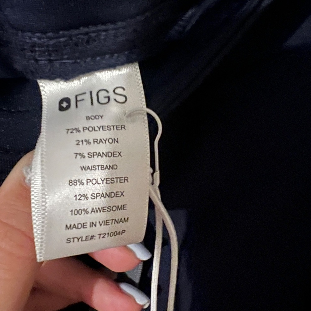 NWT Figs Navy Blue Bottoms - Picture 3 of 6